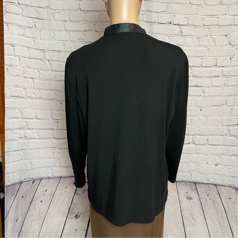 Mystery New York Zip Rayon Jacket Size XL - Picture 4 of 10